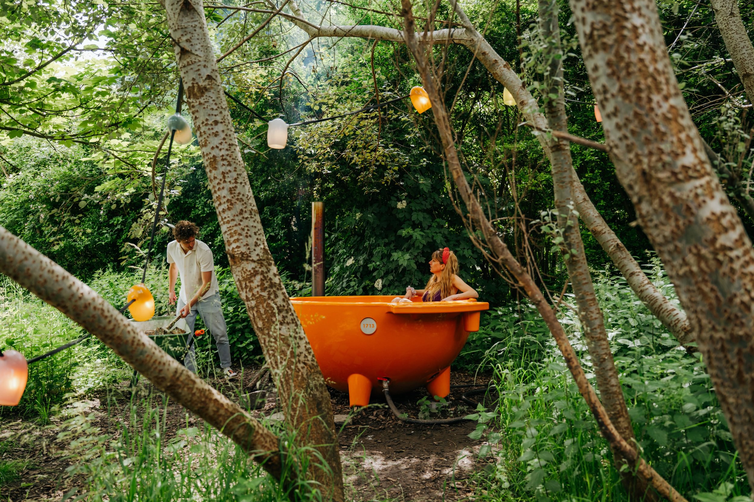 Dutchtub original with Stringlights
